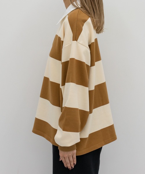 MUHET（ミュエータ）の「裏毛ラガーシャツスウェット（スウェット