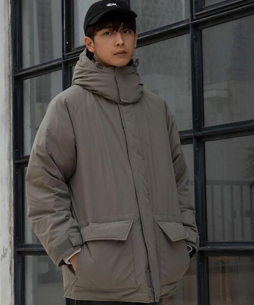 coen（コーエン）の「撥水ダウンパーカー（ダウンジャケット/コート・メンズ・ブラック/グレー・SMALL/MEDIUM/LARGE）」の11枚目の写真