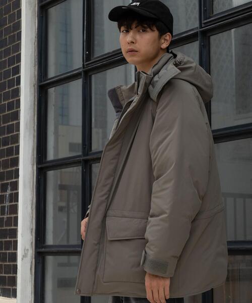 coen（コーエン）の「撥水ダウンパーカー（ダウンジャケット/コート・メンズ・ブラック/グレー・SMALL/MEDIUM/LARGE）」の12枚目の写真