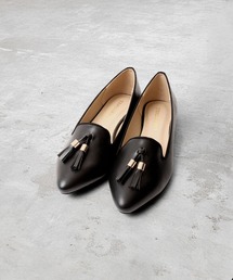 LibertyDoll（リバティードール）の「LibertyDoll シルエットと履き心地を追求したフラットタッセル美脚オペラパンプス（パンプス・レディース）」