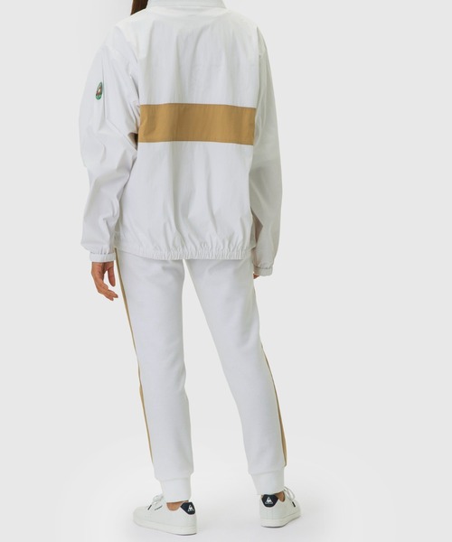 le coq sportif（ルコックスポルティフ）の「【池田エライザ着用】スウエットパンツ レディース ウェア ジャージ スウェット スポーツ（スウェットパンツ・レディース・ホワイト/ベージュ/ネイビー・M/L/XL）」の12枚目の写真