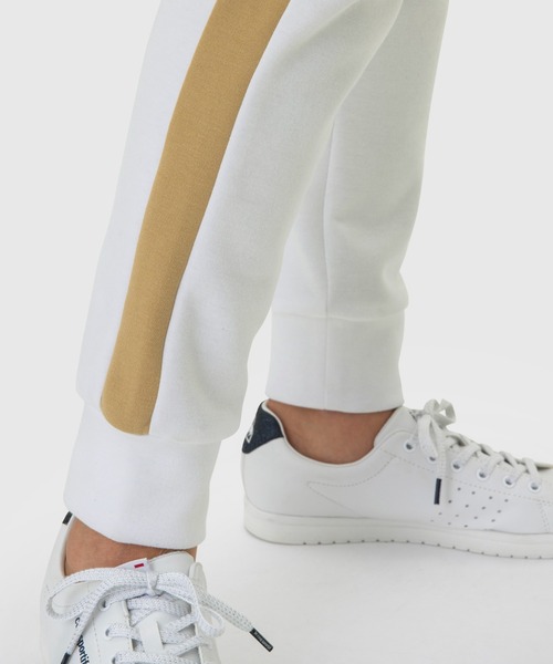 le coq sportif（ルコックスポルティフ）の「【池田エライザ着用】スウエットパンツ レディース ウェア ジャージ スウェット スポーツ（スウェットパンツ・レディース・ホワイト/ベージュ/ネイビー・M/L/XL）」の17枚目の写真