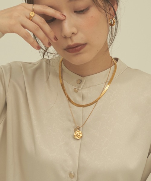 コインチェーンネックレス/サージカルステンレス/316L