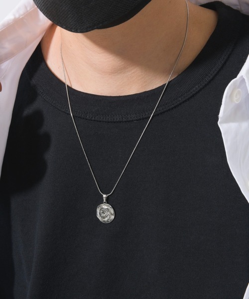 muku（ムク）の「金属アレルギー対応 2wayコインチェーンネックレス / サージカルステンレス/316L（ネックレス・レディース・ゴールド/シルバー・45cm/52cm）」の10枚目の写真