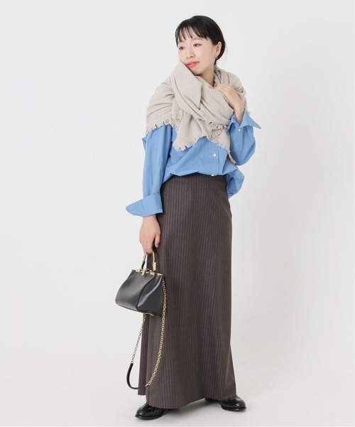 journal standard L'essage（ジャーナルスタンダードレサージュ）の「THOMAS MASONレギュラーカラーシャツ◆2（シャツ/ブラウス・レディース・ホワイト/ブラック/ブルー・FREE）」の21枚目の写真