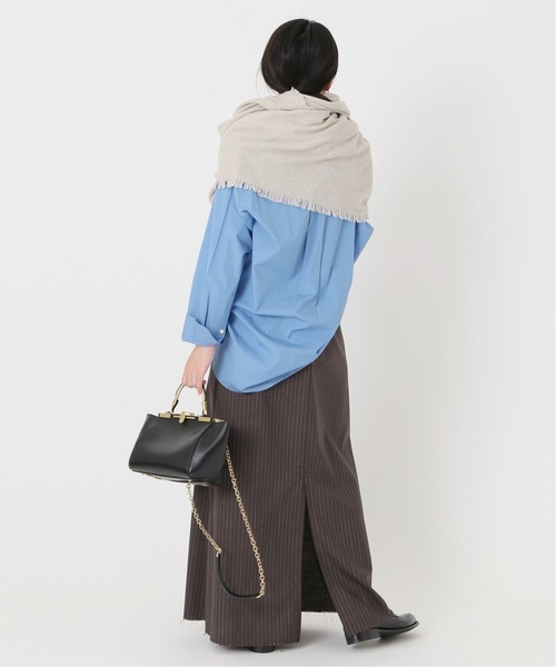 journal standard L'essage（ジャーナルスタンダードレサージュ）の「THOMAS MASONレギュラーカラーシャツ◆2（シャツ/ブラウス・レディース・ホワイト/ブラック/ブルー・FREE）」の10枚目の写真