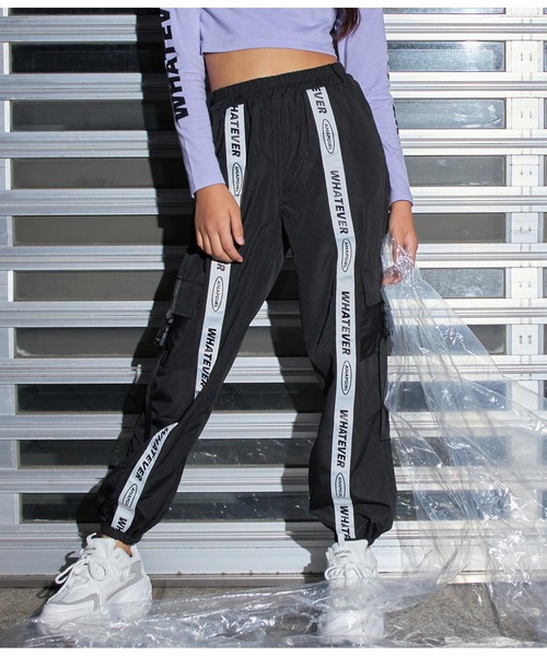 セール ラインテープエステルコットンパンツ その他パンツ Anap Girl アナップガール のファッション通販 Zozotown