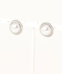 natural couture | 大きめパールイヤリング(イヤリング)