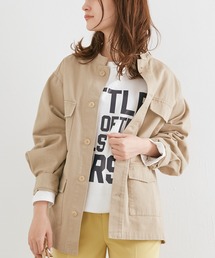 LAVEANGE | リメイク風ミリタリーブルゾン(ミリタリージャケット)