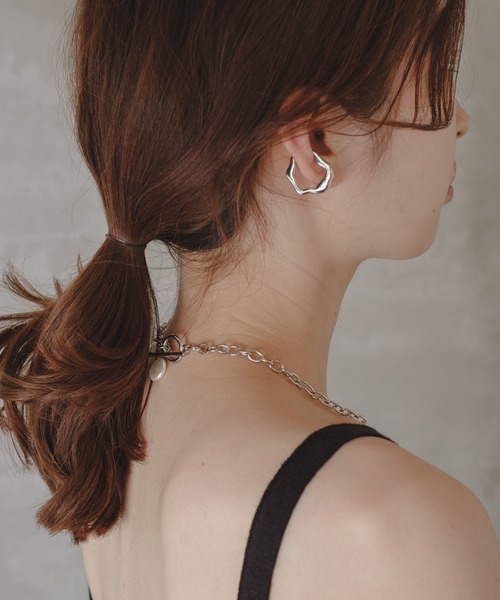 Kastane（カスタネ）の「【fiw.】ニュアンスイヤカフ3set（イヤーカフ・レディース・シルバー/ゴールド・FREE）」の6枚目の写真