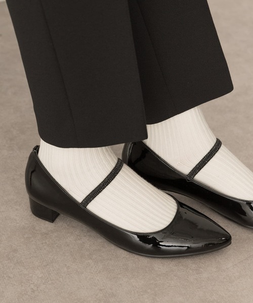 RODE SKO（ロデスコ）の「『MADE IN JAPAN』3センチストラップパンプス（パンプス・レディース・ブラック・38/36/37）」の10枚目の写真