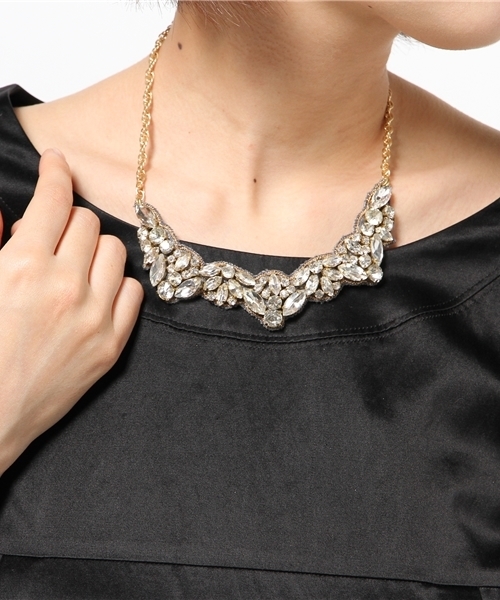 AMERICAN RAG CIE（アメリカンラグシー）の「ネックレスビジュー（ネックレス・レディース・クリア・F）」の4枚目の写真