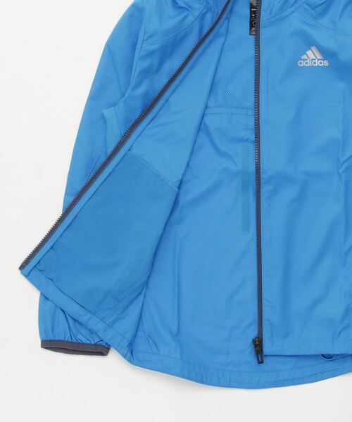 adidas(アディダス)の「WIND. RDY ウインドブレーカージャケット / アディダス adidas(ナイロンジャケット・キッズ・ブラック×ホワイト/ブルー・150/160/130/140)」の10枚目の写真