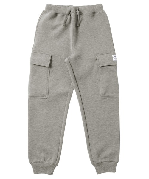 GLAZOS（グラソス）の「[ワイドテーパード]ダンボールニット・カーゴパンツ【セットアップ対応】（カーゴパンツ・キッズ・ブラック/グレー/ライトグリーン・130cm/140cm/150cm/160cm/170cm）」の5枚目の写真