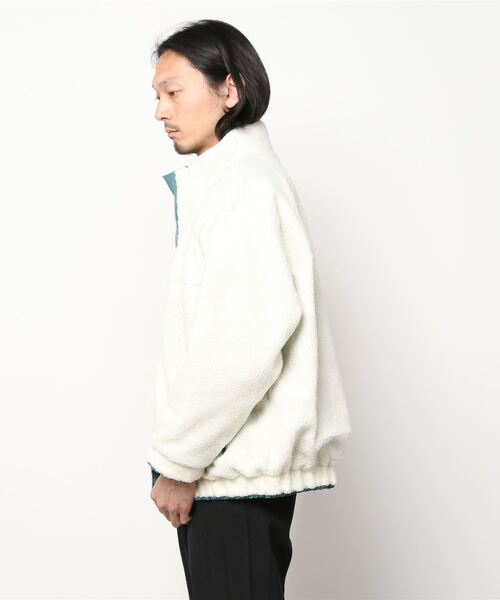 JOHN'S CLOSET(ジョンズクローゼット)の「【i】シープボアリバーシブルブルゾン(ブルゾン・メンズ・ベージュ/オフホワイト/ブラック・LARGE/MEDIUM/X-LARGE)」の11枚目の写真