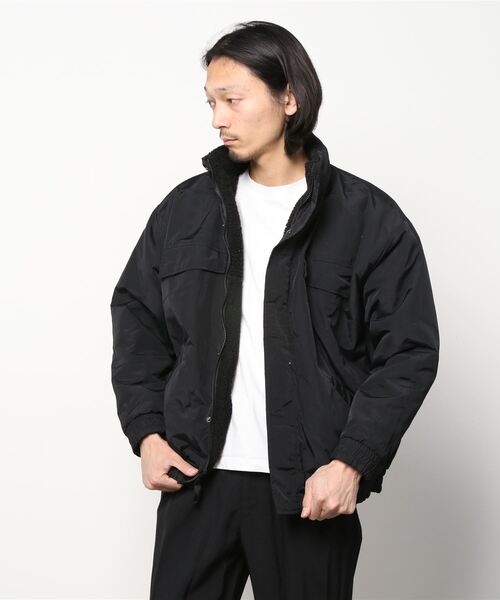 JOHN'S CLOSET(ジョンズクローゼット)の「【i】シープボアリバーシブルブルゾン(ブルゾン・メンズ・ベージュ/オフホワイト/ブラック・LARGE/MEDIUM/X-LARGE)」の18枚目の写真
