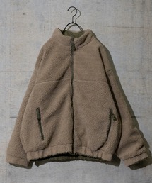 【i】シープボアリバーシブルブルゾン