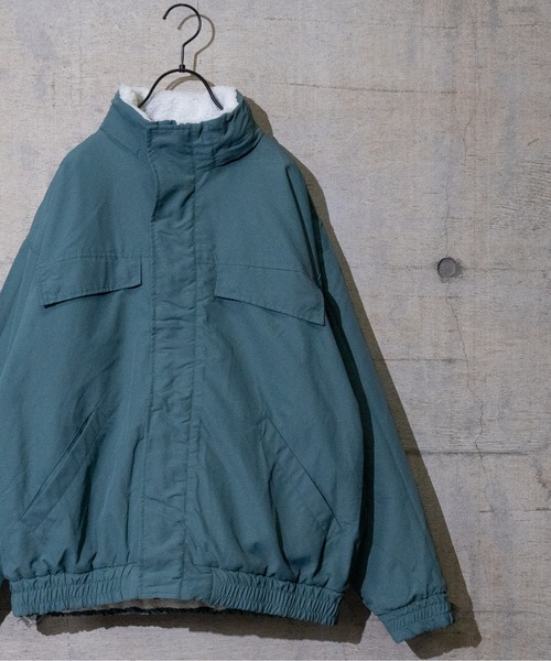 JOHN'S CLOSET(ジョンズクローゼット)の「【i】シープボアリバーシブルブルゾン(ブルゾン・メンズ・ベージュ/オフホワイト/ブラック・LARGE/MEDIUM/X-LARGE)」の9枚目の写真