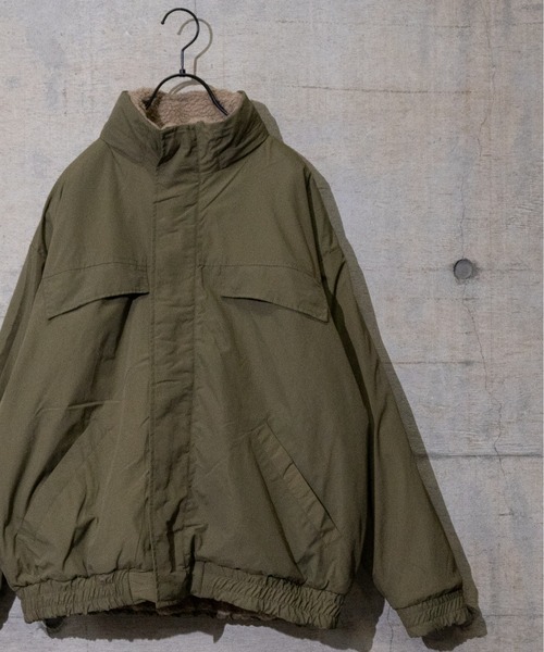 JOHN'S CLOSET(ジョンズクローゼット)の「【i】シープボアリバーシブルブルゾン(ブルゾン・メンズ・ベージュ/オフホワイト/ブラック・LARGE/MEDIUM/X-LARGE)」の8枚目の写真