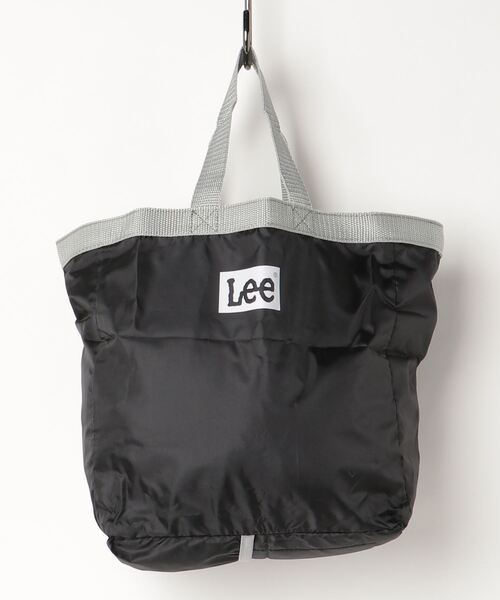 Lee(リー)の「【Lee/リー】ブランドロゴ コンパクトバッグ/ エコバッグ/折り畳み式(エコバッグ/サブバッグ・レディース・ブラック/ベージュ/ネイビー/カーキ/ピンク・FREE)」の6枚目の写真