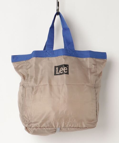 Lee(リー)の「【Lee/リー】ブランドロゴ コンパクトバッグ/ エコバッグ/折り畳み式(エコバッグ/サブバッグ・レディース・ブラック/ベージュ/ネイビー/カーキ/ピンク・FREE)」の7枚目の写真
