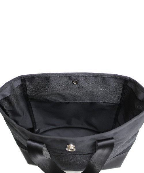 JAM HOME MADE(ジャムホームメイド)の「日本製 エシカルレザー & エココーデュラ コンビ トートバッグ M ブランド オリジナル レディース(トートバッグ・レディース・ブラック・ONE SIZE)」の7枚目の写真