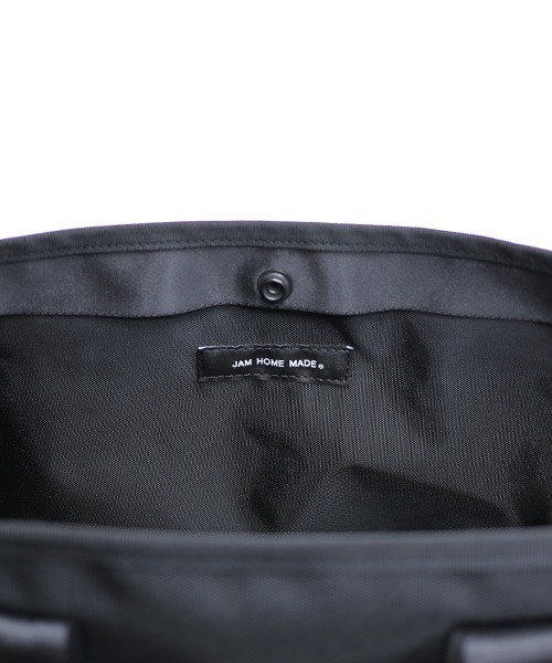 JAM HOME MADE(ジャムホームメイド)の「日本製 エシカルレザー & エココーデュラ コンビ トートバッグ M ブランド オリジナル レディース(トートバッグ・レディース・ブラック・ONE SIZE)」の10枚目の写真