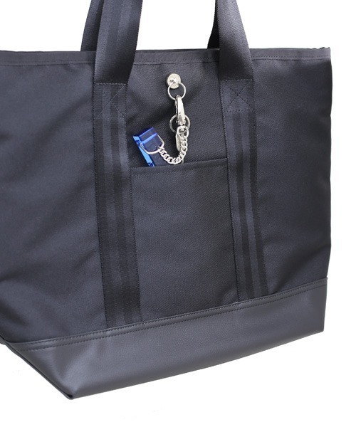 JAM HOME MADE(ジャムホームメイド)の「日本製 エシカルレザー & エココーデュラ コンビ トートバッグ M ブランド オリジナル レディース(トートバッグ・レディース・ブラック・ONE SIZE)」の14枚目の写真