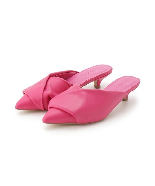 LILY BROWN（リリーブラウン）の「ノットモチーフミュール（パンプス・レディース・ベージュ/ピンク/ブラック・LARGE/SMALL/MEDIUM）」の3枚目の写真