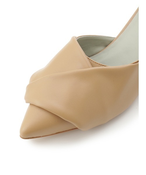 LILY BROWN（リリーブラウン）の「ノットモチーフミュール（パンプス・レディース・ベージュ/ピンク/ブラック・LARGE/SMALL/MEDIUM）」の9枚目の写真