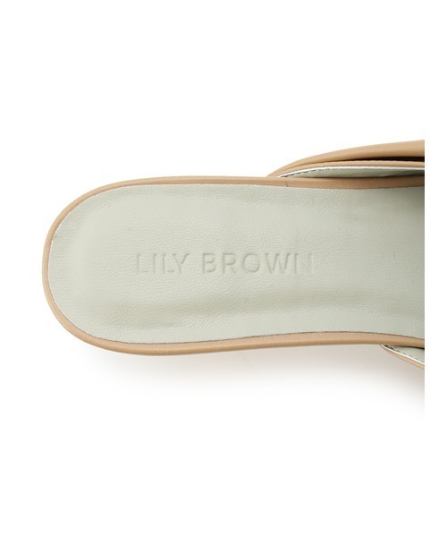 LILY BROWN（リリーブラウン）の「ノットモチーフミュール（パンプス・レディース・ベージュ/ピンク/ブラック・LARGE/SMALL/MEDIUM）」の7枚目の写真