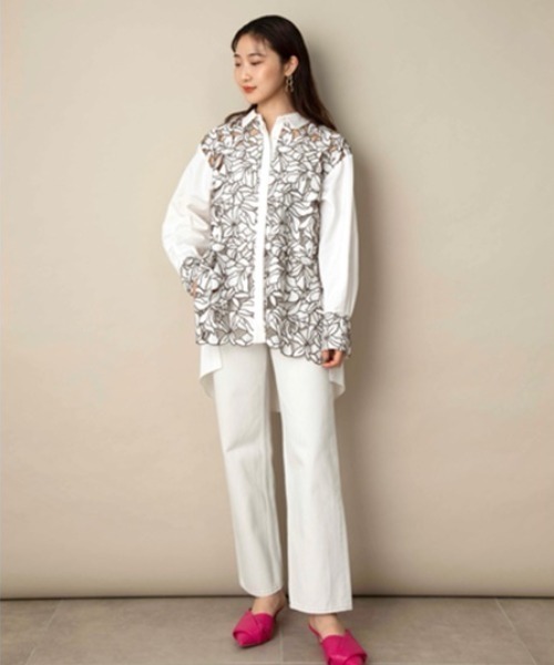 LILY BROWN（リリーブラウン）の「ノットモチーフミュール（パンプス・レディース・ベージュ/ピンク/ブラック・LARGE/SMALL/MEDIUM）」の15枚目の写真