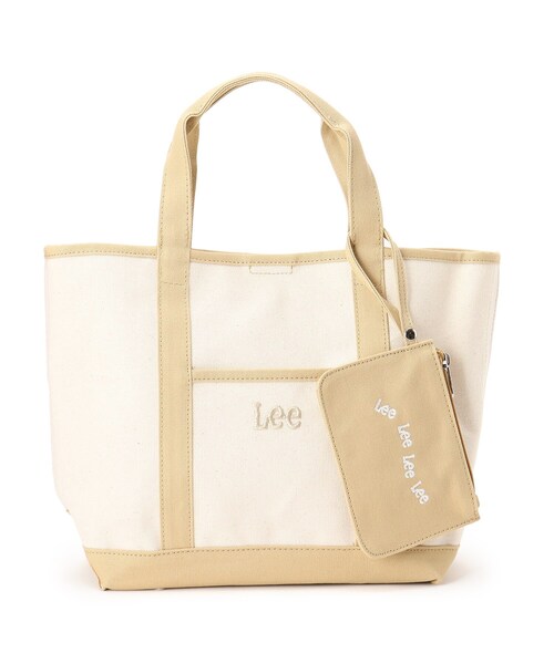 DRESKIP(ドレスキップ)の「◆【Lee別注】ポーチ付きトート(トートバッグ・レディース・グレー/ブラック/ベージュ/ライトパープル・00)」の3枚目の写真