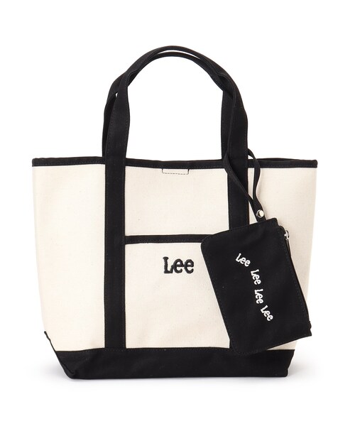 DRESKIP(ドレスキップ)の「◆【Lee別注】ポーチ付きトート(トートバッグ・レディース・グレー/ブラック/ベージュ/ライトパープル・00)」の1枚目の写真
