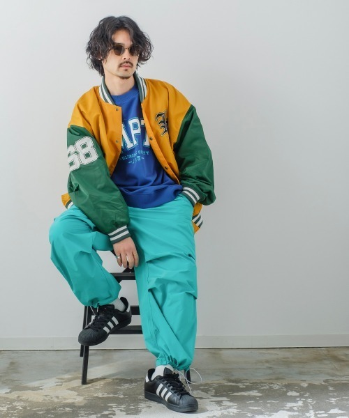 improves（インプローブス）の「T/TWILL バルーンシルエット カラー ミリタリーパンツ（カーゴパンツ・メンズ・ブラック/オレンジ/ブルー/ミント・MEDIUM/LARGE）」の19枚目の写真