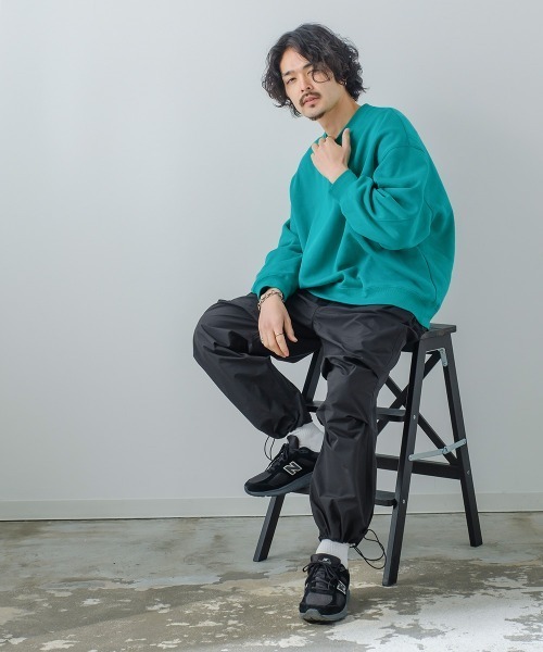 improves（インプローブス）の「T/TWILL バルーンシルエット カラー ミリタリーパンツ（カーゴパンツ・メンズ・ブラック/オレンジ/ブルー/ミント・MEDIUM/LARGE）」の11枚目の写真