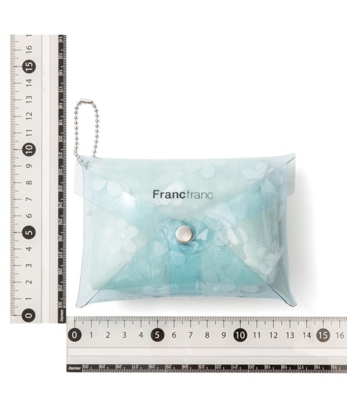 Francfranc（フランフラン）の「チュールバッグ フラワー ホワイト×ミント（ハンドバッグ・レディース・ミント・FREE）」の9枚目の写真
