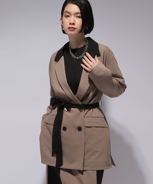 HARE（ハレ）の「テーラードジャケット＊ナロースカートSETUP(HARE