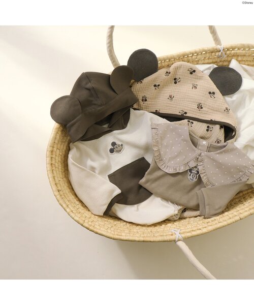 Disney（ディズニー）の「WEB限定 ディズニーキャラクターガーゼおくるみ（おくるみ・キッズ・アイボリー・FREE）」の2枚目の写真