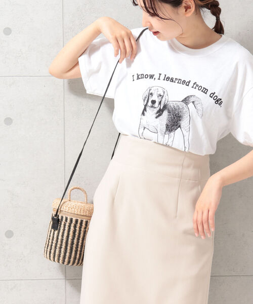 The Bagmati（ザバグマティ）の「【BAGMATI/バグマティ】アバカMIXバニティショルダーバッグ（かごバッグ・レディース・ホワイト/ブラック・FREE）」の4枚目の写真