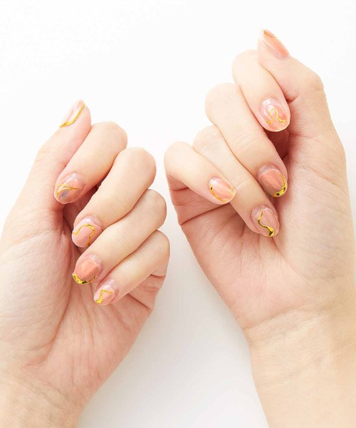 IEDIT（イディット）の「ＩＥＤＩＴ　ベルト・モリゾの色彩を指先で楽しむ　ニュアンスアートネイルシール（ネイルシール/ネイルチップ・レディース・グリーン系その他/ピンク系その他/ブルー系その他・ONE SIZE）」の3枚目の写真