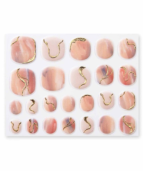 IEDIT（イディット）の「ＩＥＤＩＴ　ベルト・モリゾの色彩を指先で楽しむ　ニュアンスアートネイルシール（ネイルシール/ネイルチップ・レディース・グリーン系その他/ピンク系その他/ブルー系その他・ONE SIZE）」の4枚目の写真