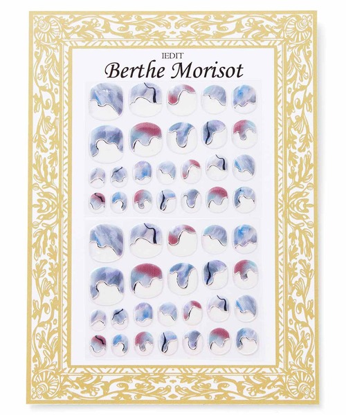 IEDIT（イディット）の「ＩＥＤＩＴ　ベルト・モリゾの色彩を指先で楽しむ　ニュアンスアートネイルシール（ネイルシール/ネイルチップ・レディース・グリーン系その他/ピンク系その他/ブルー系その他・ONE SIZE）」の6枚目の写真