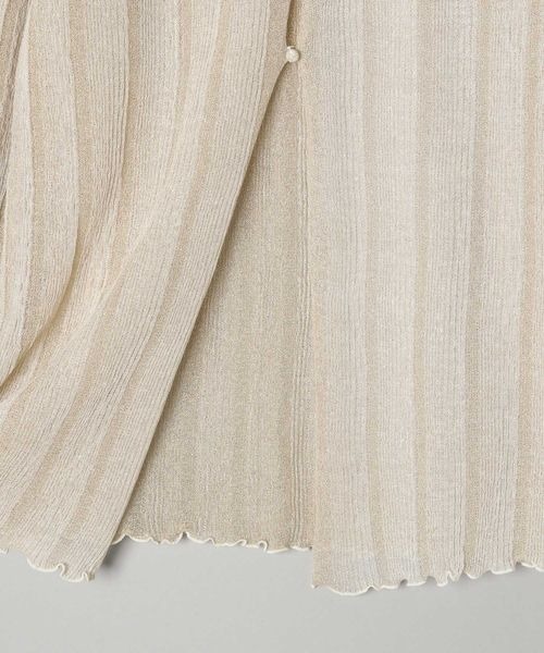 JEANASIS（ジーナシス）の「14G2WAYラメストライプチュニックプルオーバー/276781（ニット/セーター・レディース・ブラック/オレンジ/アイボリー・FREE）」の9枚目の写真