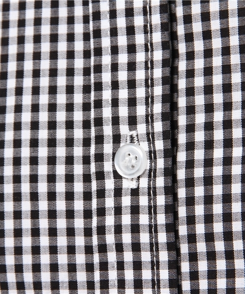 CIAOPANIC（チャオパニック）の「【Ciaopanic】ギンガムチェックSH（シャツ/ブラウス・レディース・ブラック/ブルー・FREE）」の5枚目の写真