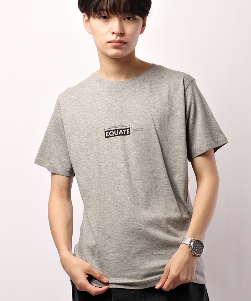FUNALIVE(ファンアライブ)の「BF2 select スモールロゴ ボックスロゴ デザイン半袖Tシャツ(Tシャツ/カットソー・メンズ・グレー系その他/グレー系その他2/ベージュ/ターコイズブルー/グリーン系その他/グレー/ホワイト/チャコール/グリーン・M/L/LL)」の4枚目の写真