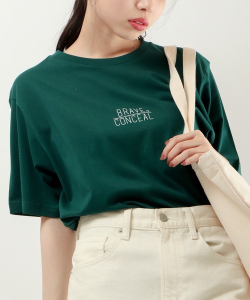 FUNALIVE(ファンアライブ)の「BF2 select スモールロゴ ボックスロゴ デザイン半袖Tシャツ(Tシャツ/カットソー・メンズ・グレー系その他/グレー系その他2/ベージュ/ターコイズブルー/グリーン系その他/グレー/ホワイト/チャコール/グリーン・M/L/LL)」の8枚目の写真
