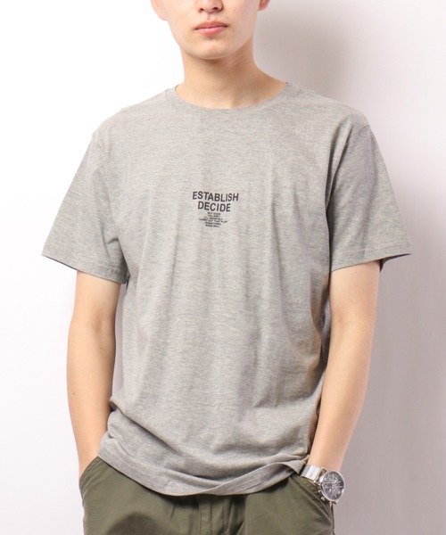 FUNALIVE(ファンアライブ)の「BF2 select スモールロゴ ボックスロゴ デザイン半袖Tシャツ(Tシャツ/カットソー・メンズ・グレー系その他/グレー系その他2/ベージュ/ターコイズブルー/グリーン系その他/グレー/ホワイト/チャコール/グリーン・M/L/LL)」の16枚目の写真