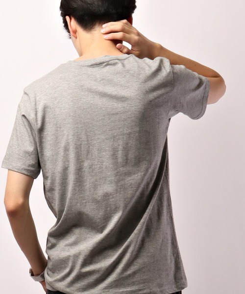 FUNALIVE(ファンアライブ)の「BF2 select スモールロゴ ボックスロゴ デザイン半袖Tシャツ(Tシャツ/カットソー・メンズ・グレー系その他/グレー系その他2/ベージュ/ターコイズブルー/グリーン系その他/グレー/ホワイト/チャコール/グリーン・M/L/LL)」の11枚目の写真