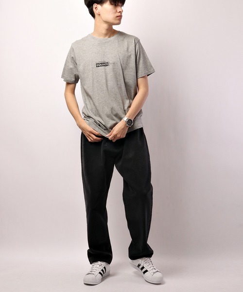 FUNALIVE(ファンアライブ)の「BF2 select スモールロゴ ボックスロゴ デザイン半袖Tシャツ(Tシャツ/カットソー・メンズ・グレー系その他/グレー系その他2/ベージュ/ターコイズブルー/グリーン系その他/グレー/ホワイト/チャコール/グリーン・M/L/LL)」の10枚目の写真